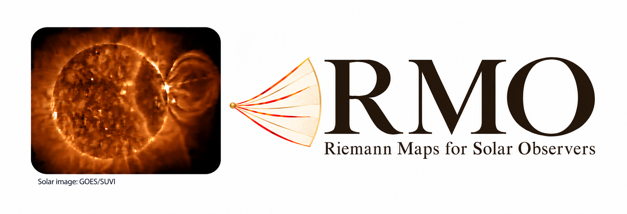RMO logo: a solar illustration and a folding fan